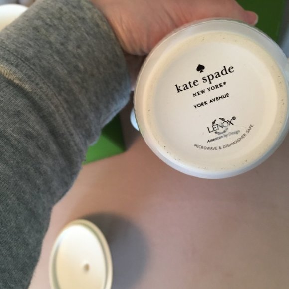 kate spade york avenue sugar bowl container AND creamer nwt - Picture 12 of 14